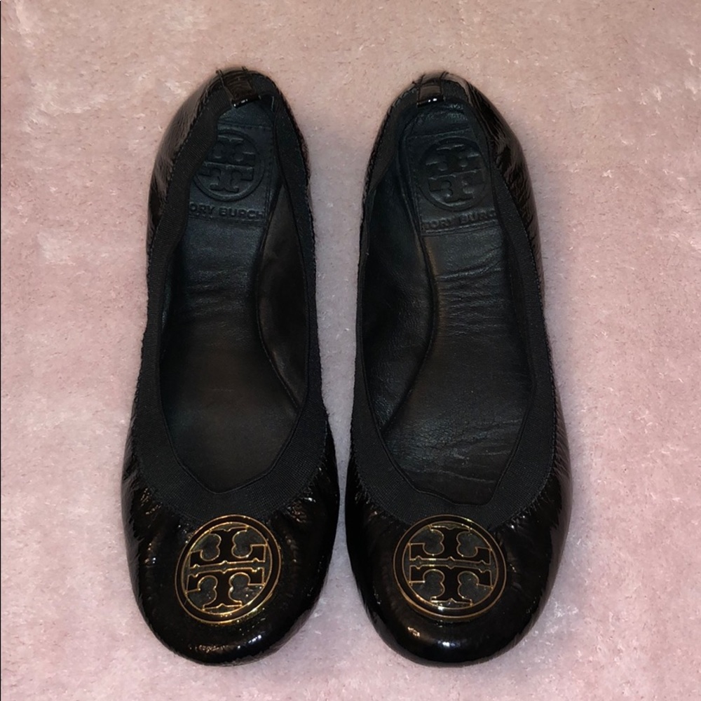 Tory Burch Patent Leather Ballet Flats